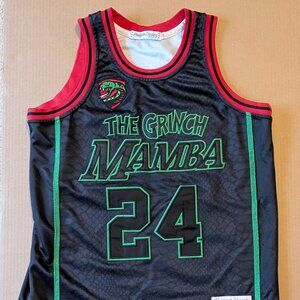 Headgear Classics Kobe Bryant Jersey #24 Black Mamba Grinch Size XS